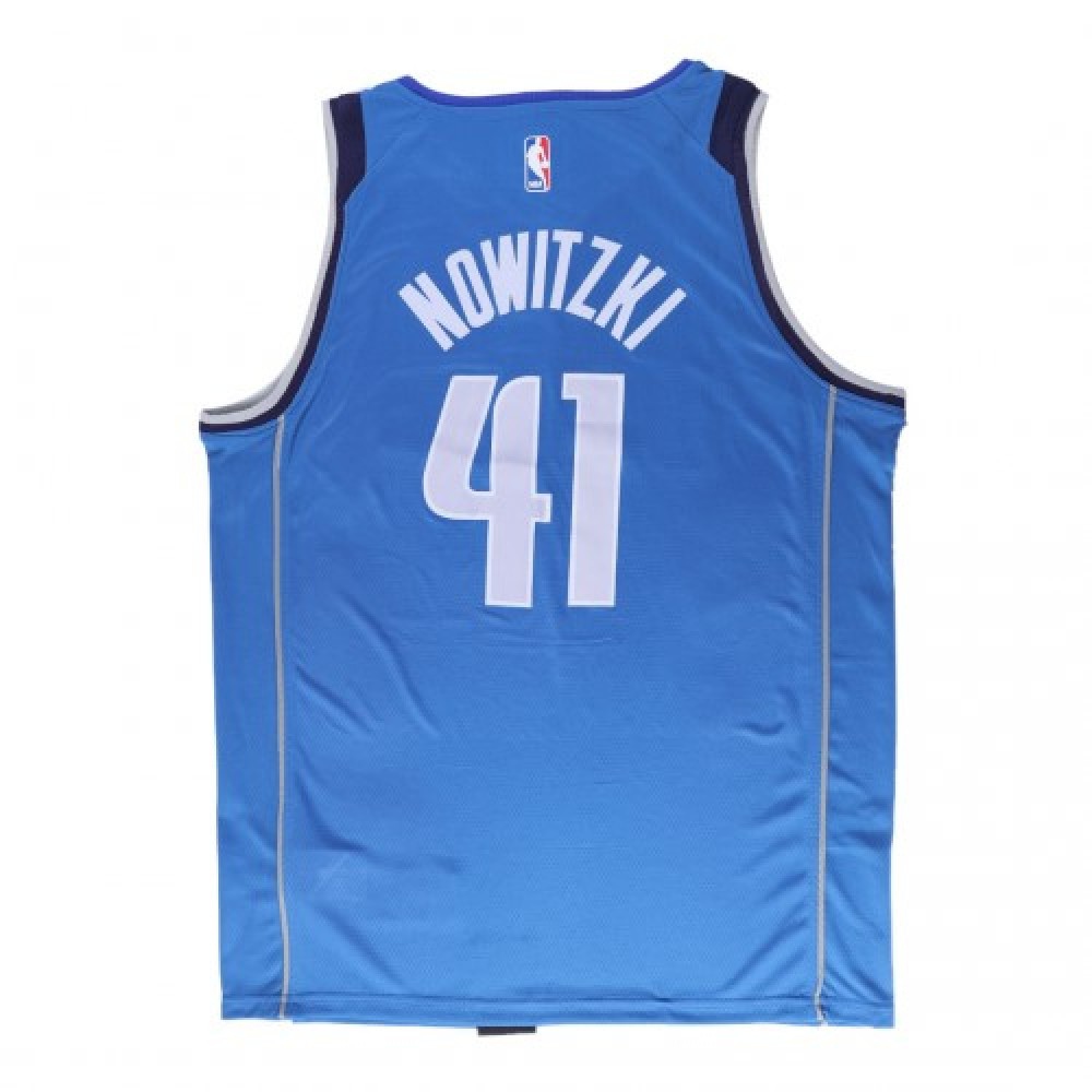 Men's Dallas Mavericks Dirk Nowitzki #41 Royal Swingman Jersey - Icon Edition-Pro Kit Vault | Brand New 26/27 Sports Jerseys